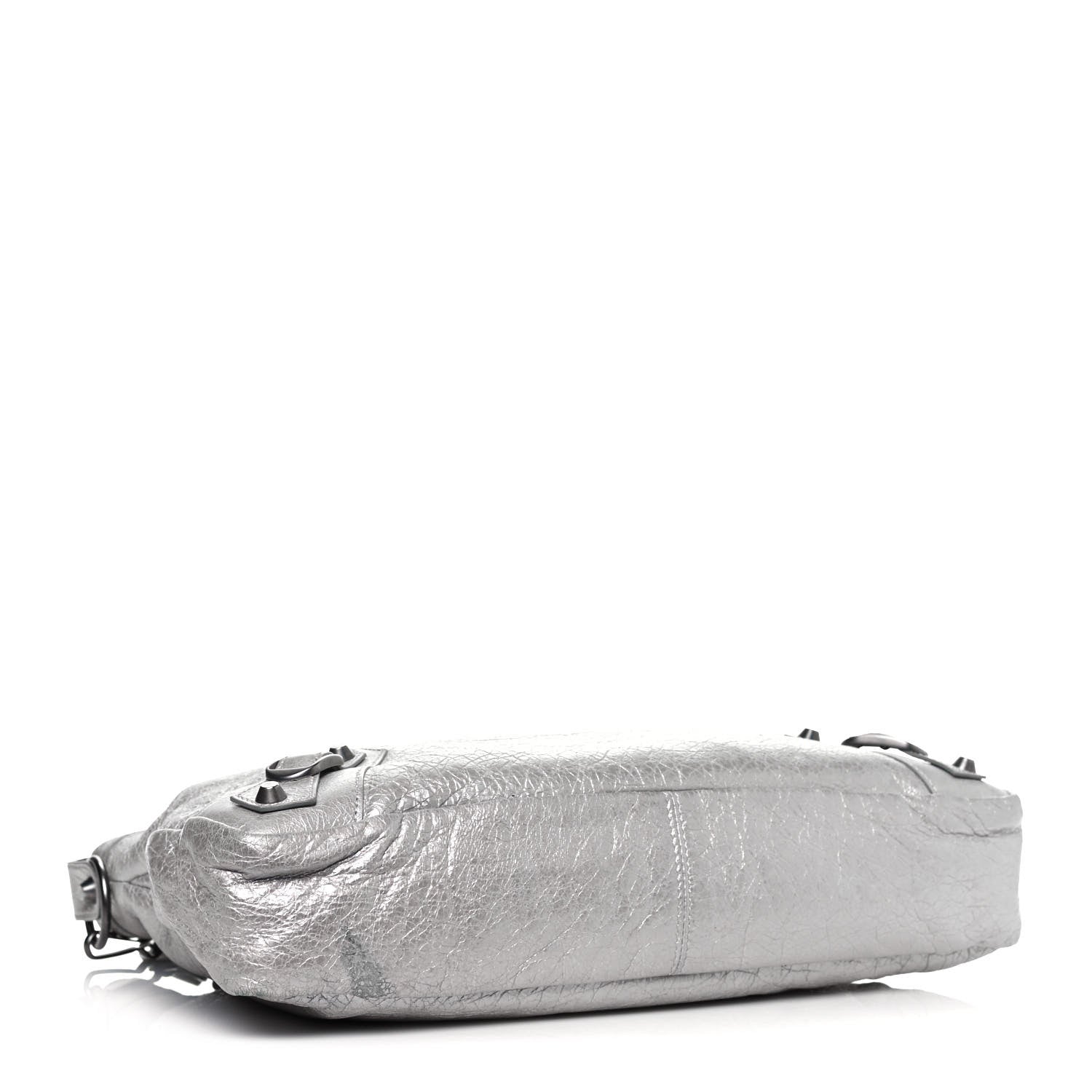Balenciaga Metallic Agneau Classic Hardware Town Argent 3 of 13