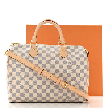 Louis Vuitton Damier Azur Speedy Bandouliere 30 9 of 9