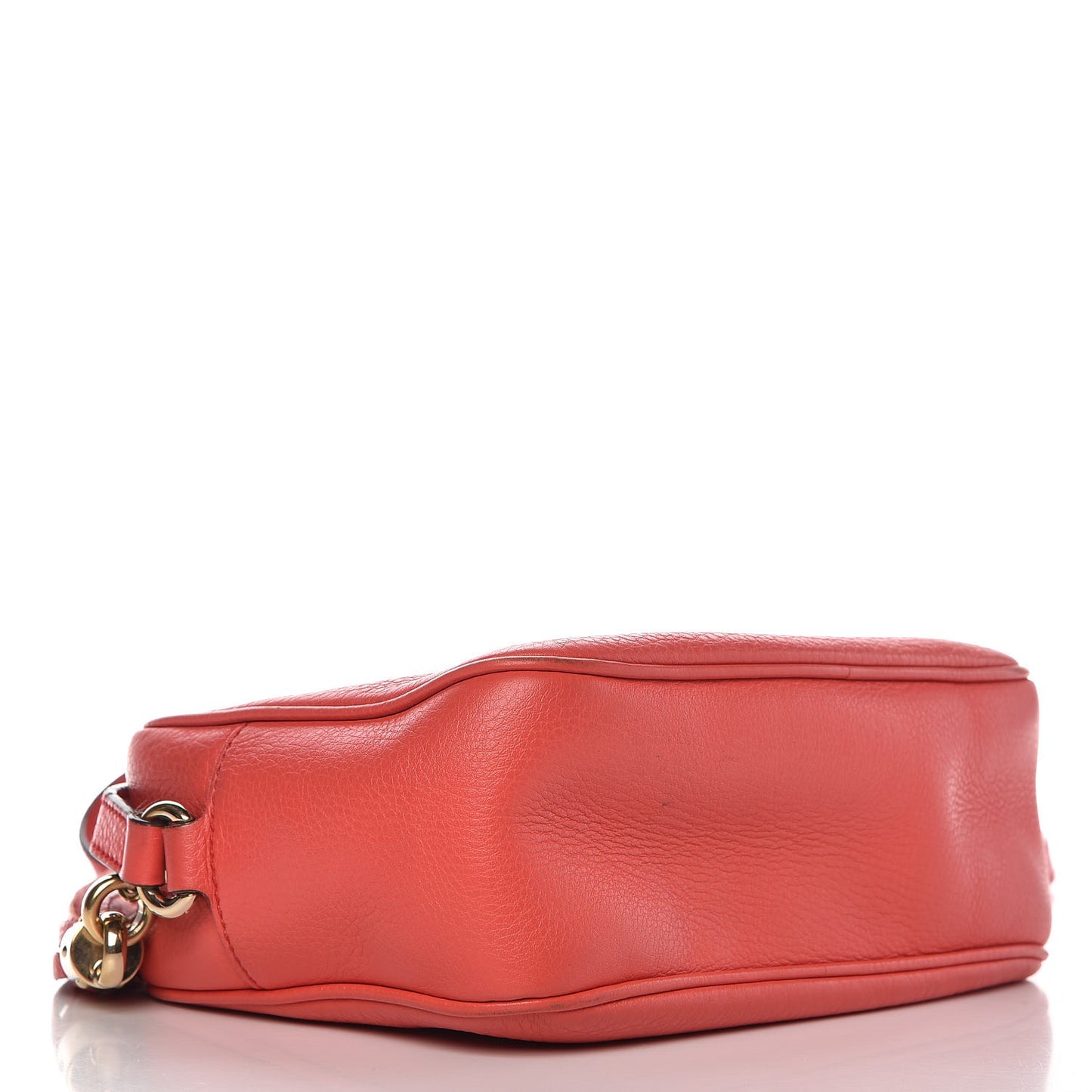 Pebbled Calfskin Small Soho Disco Bag Begonia Pink