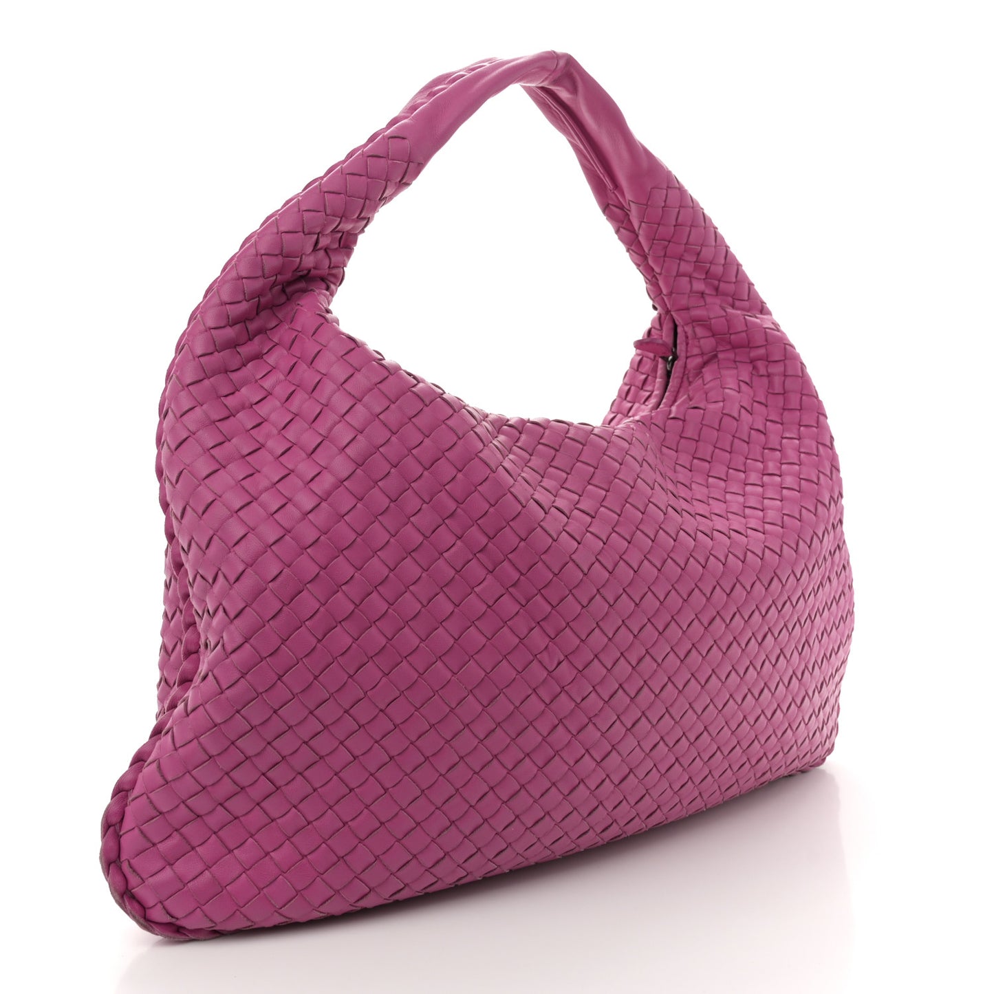 Nappa Intrecciato Large Veneta Hobo Ametiste