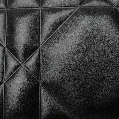 Christian Dior Lambskin Cannage Medium Dior Vibe Zip Bowling Bag Black White 15 of 17