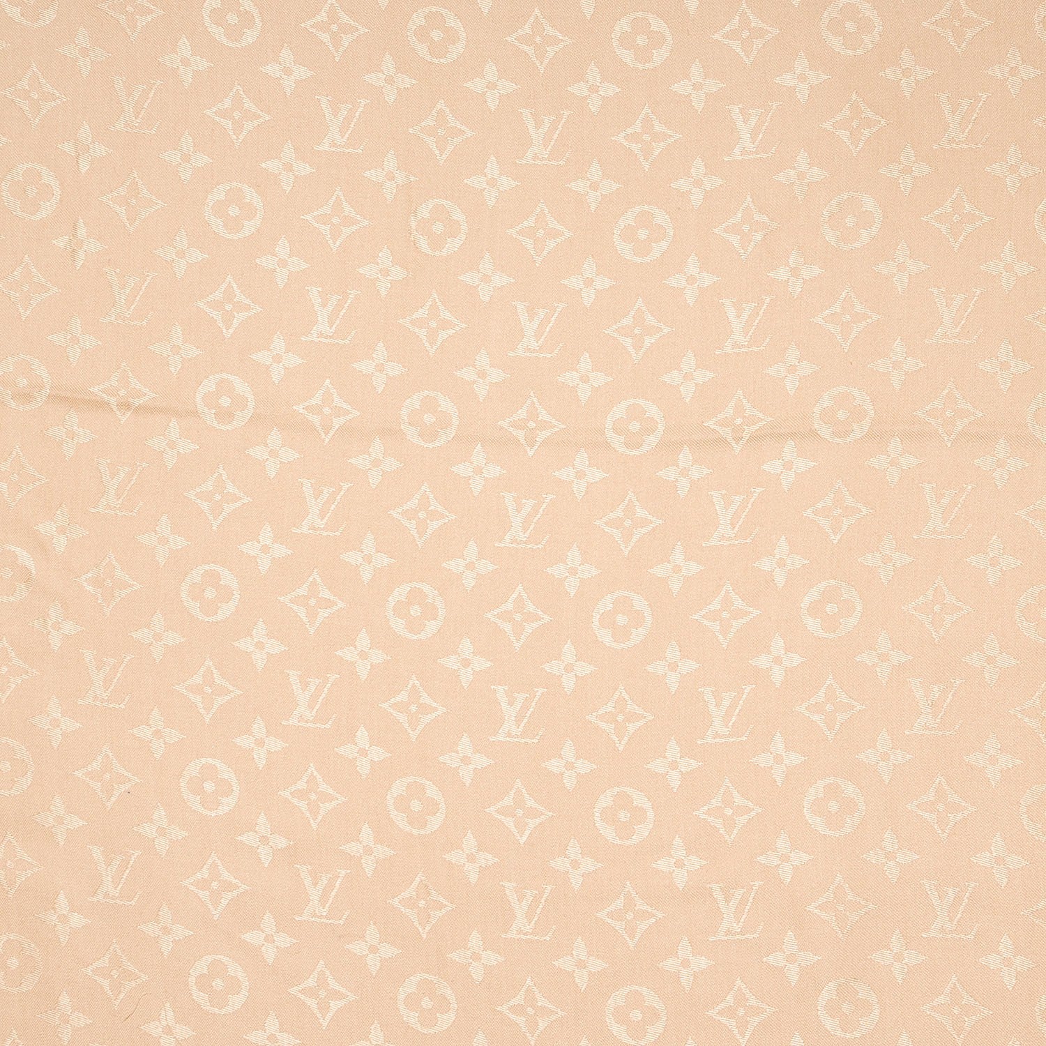 Louis Vuitton Silk Wool Monogram Shawl 1 of 5