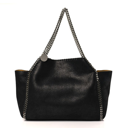 Stella McCartney Shaggy Deer Falabella Reversible Tote Black 3 of 9
