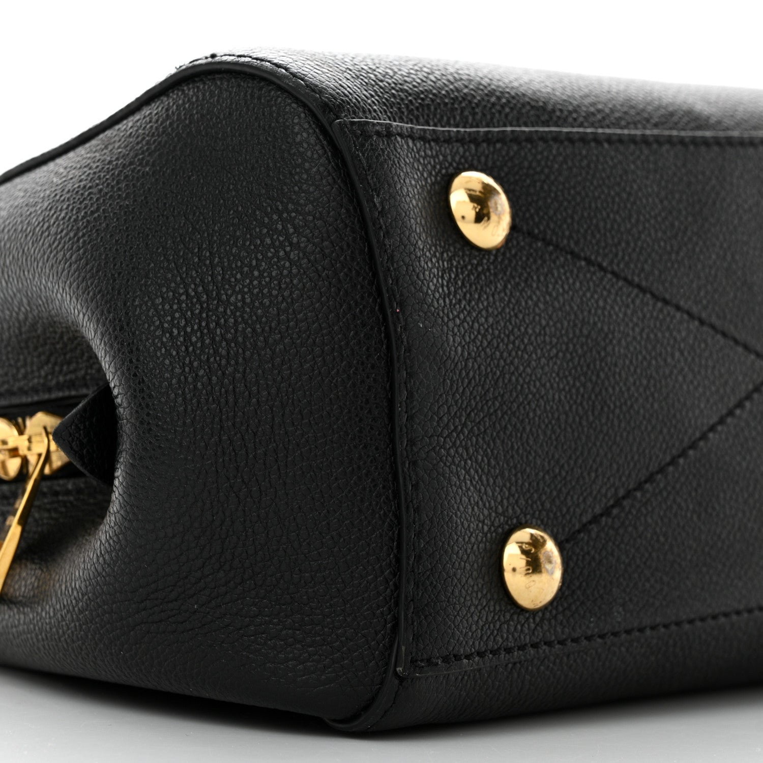 Louis Vuitton Empreinte Monogram Giant Montaigne BB Black Beige 8 of 9