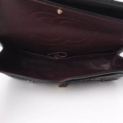 Chanel Aged Calfskin Lucky Charms 2.55 Reissue 225 Flap Black 4 of 16