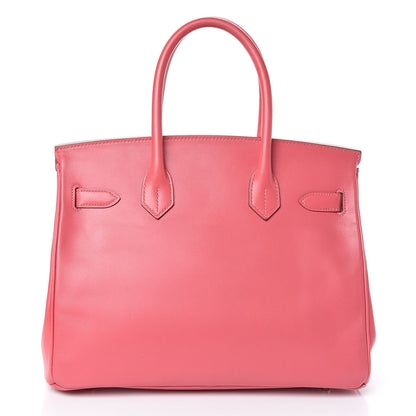 Hermes Tadelakt Birkin 30 Rose Lipstick 4 of 31