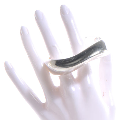 Tiffany Sterling Silver Elsa Peretti Swirl Cuff 2 of 5
