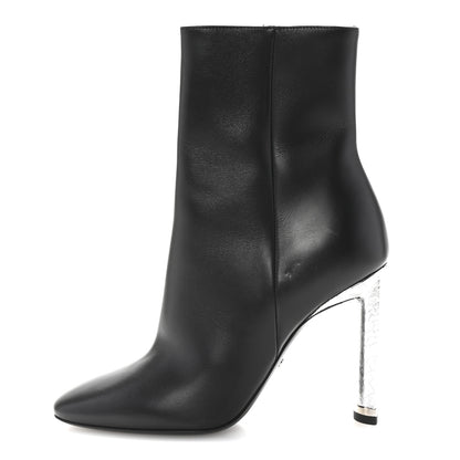Christian Dior Calfskin Savane Ankle Boots 35 Black 1 of 9