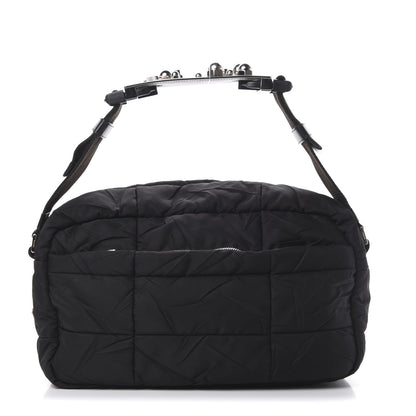 Prada Nylon Tessuto Impuntu Quilted Shoulder Bag Black 1 of 11