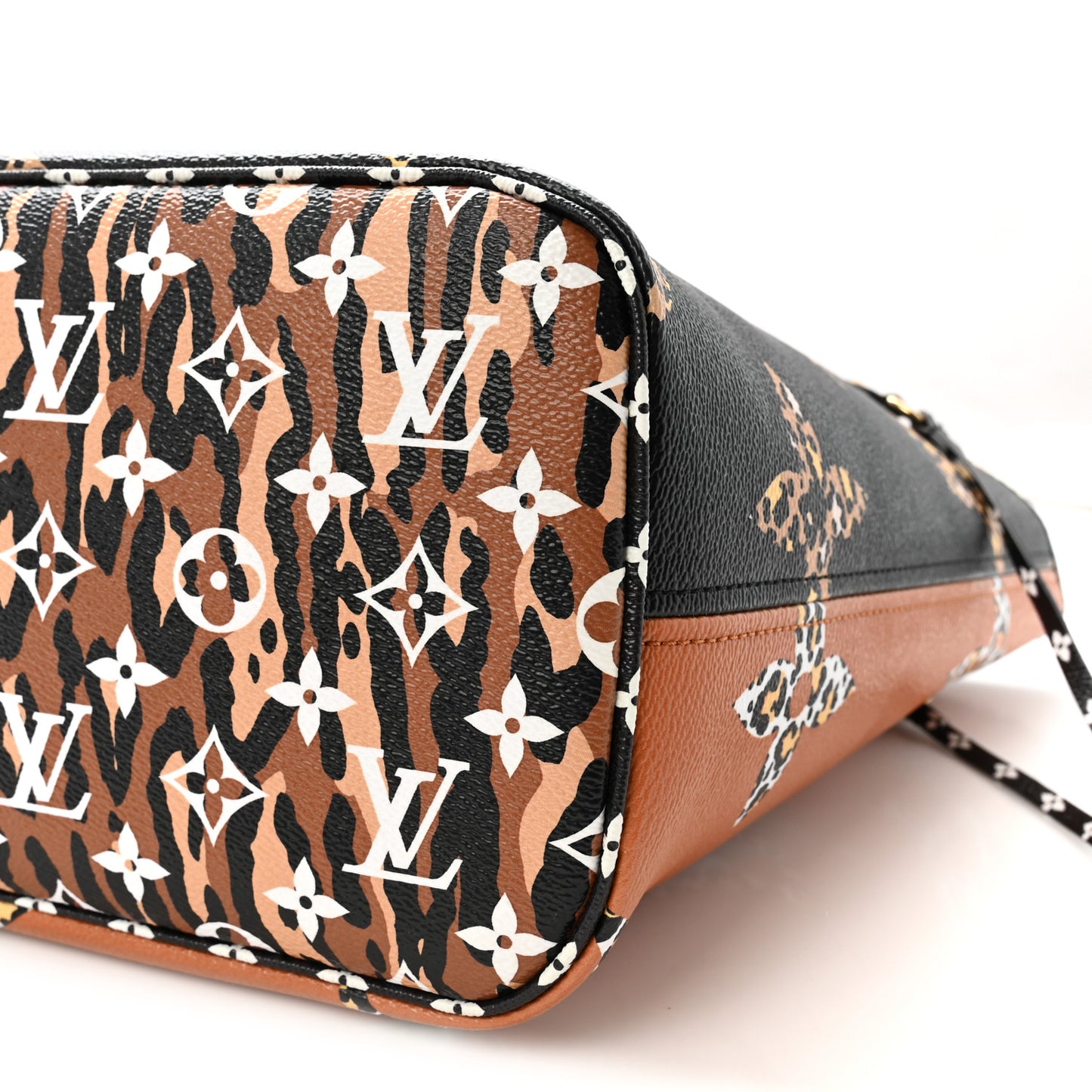 Monogram Giant Jungle Neverfull MM Black