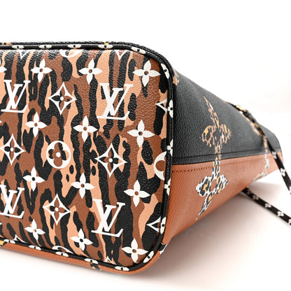 Louis Vuitton Monogram Giant Jungle Neverfull MM Black 9 of 9