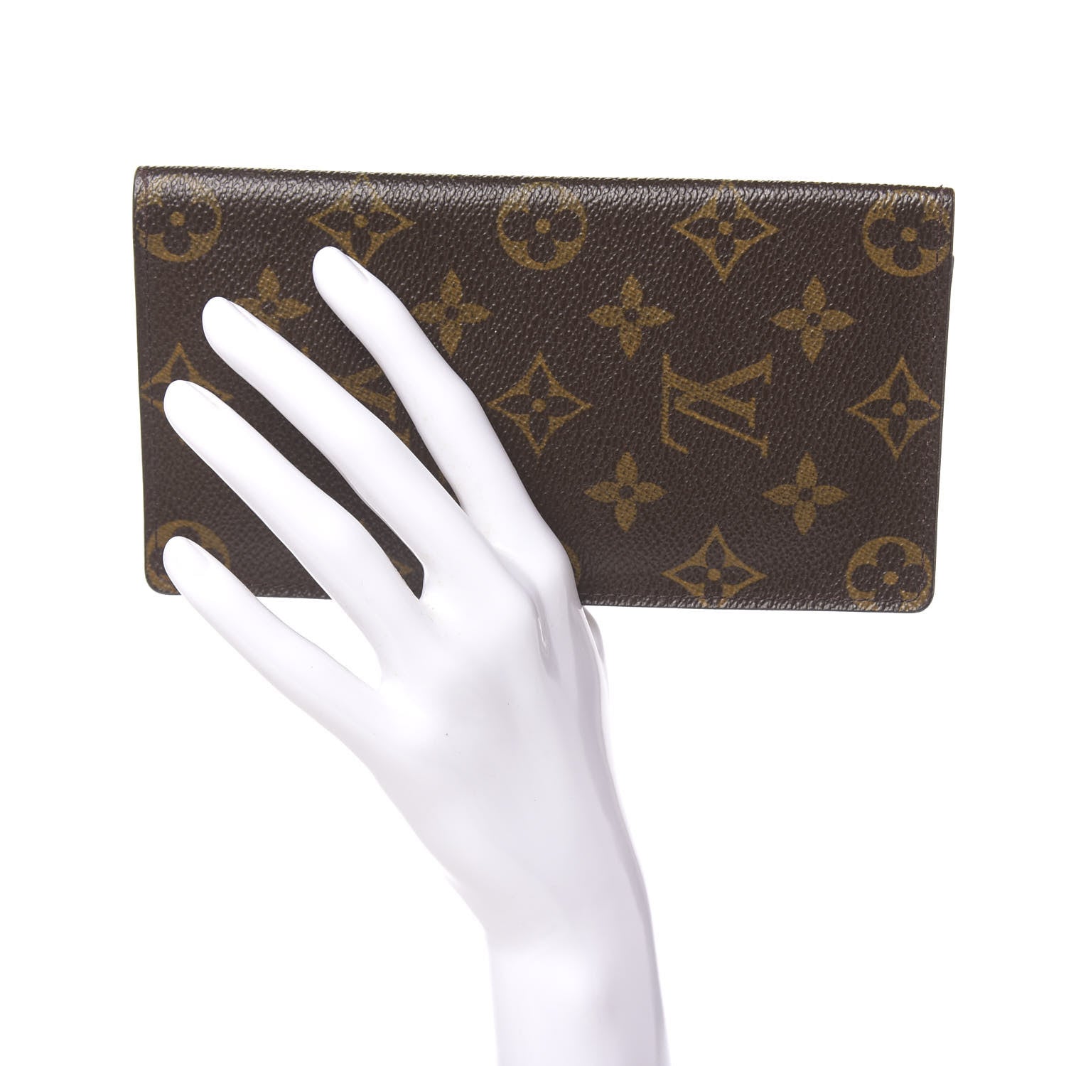 Louis Vuitton Monogram Porte Valeurs Checkbook Wallet 2 of 6