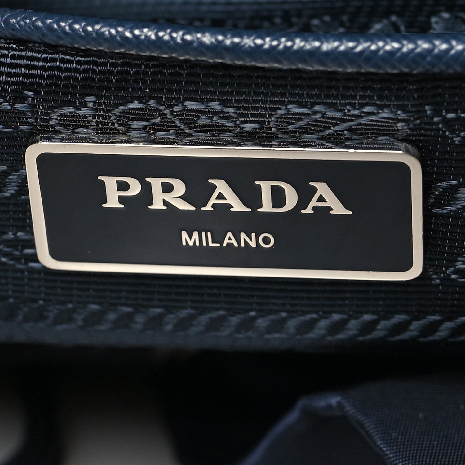 Prada Tessuto Nylon Saffiano Vela Medium Backpack Baltico 6 of 9