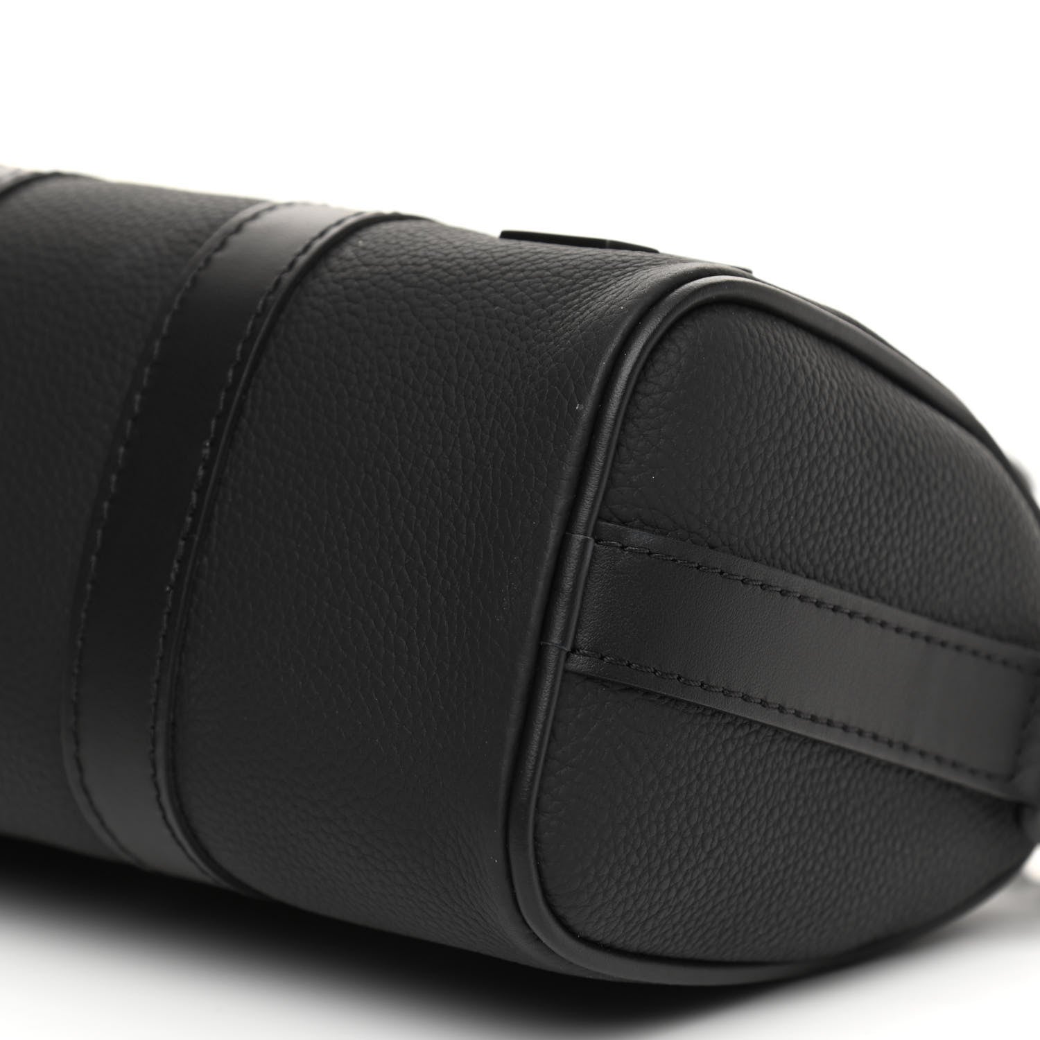 Louis Vuitton Grained Calfskin Aerogram Keepall XS Black 9 of 9