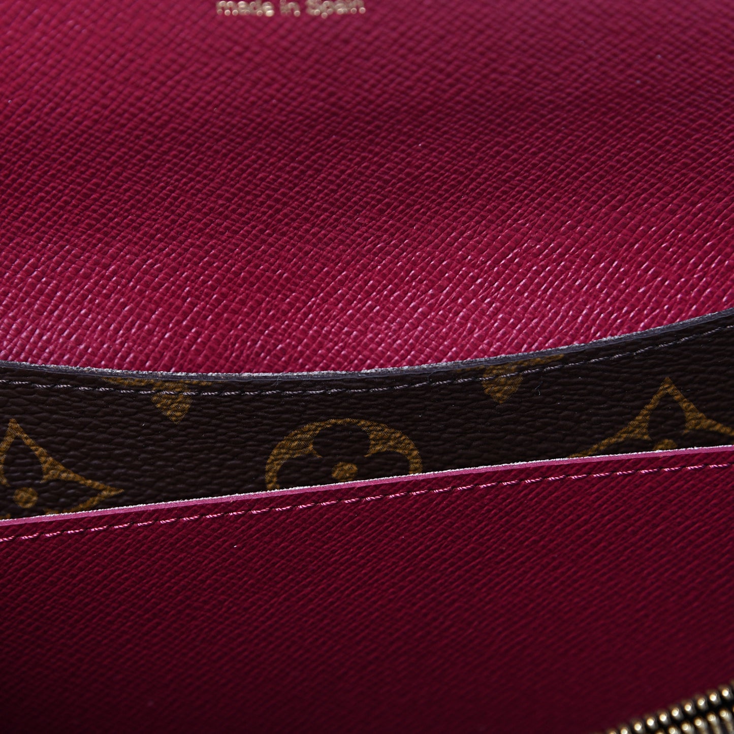 Monogram Emilie Wallet Fuchsia