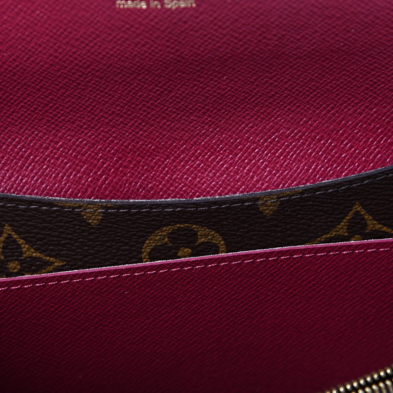 Louis Vuitton Monogram Emilie Wallet Fuchsia 7 of 13