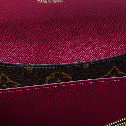 Louis Vuitton Monogram Emilie Wallet Fuchsia 7 of 13