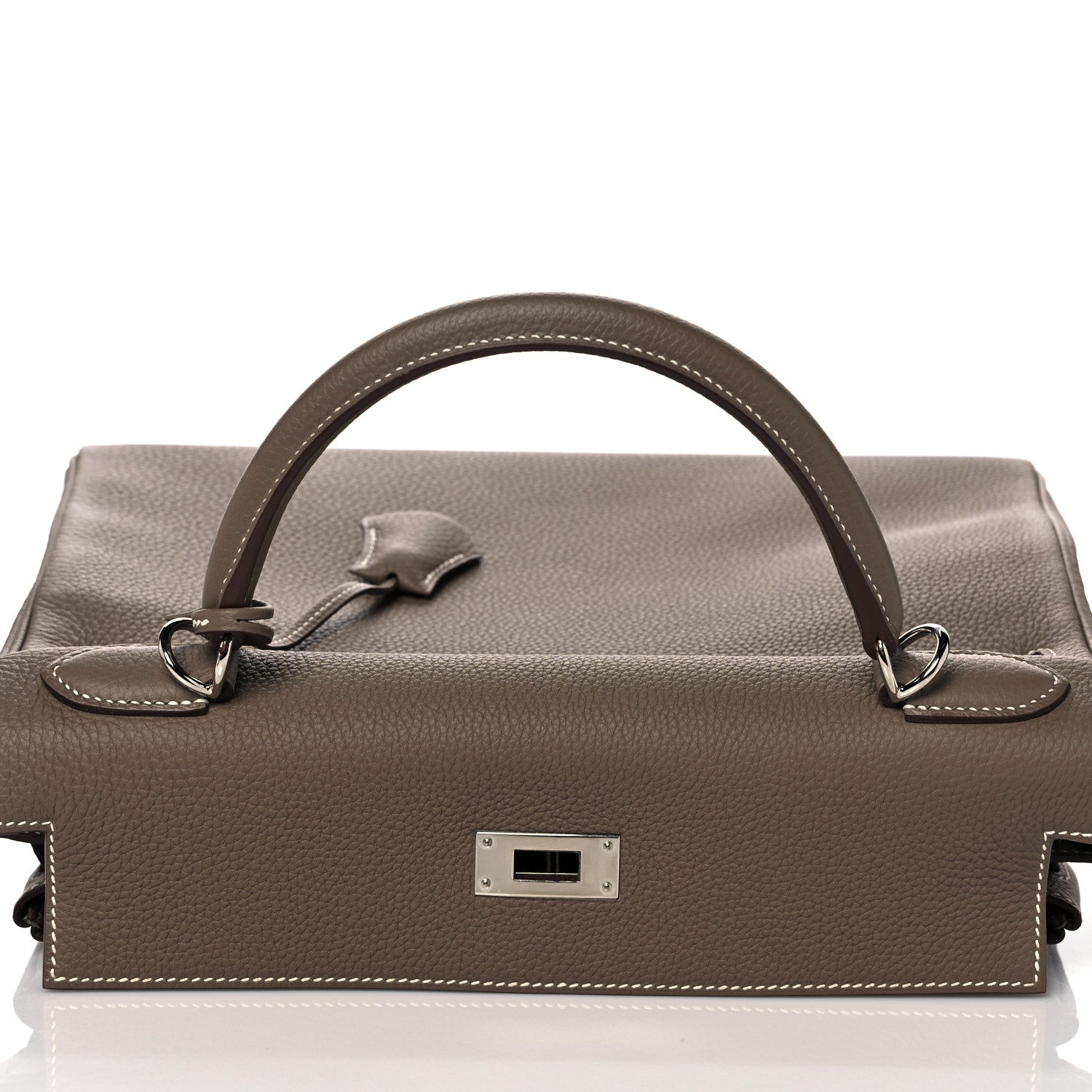 Hermes Togo Kelly Retourne 32 Etoupe 18 of 38