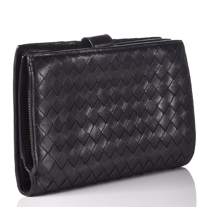 Bottega Veneta Nappa Intrecciato Continental Wallet Black 4 of 15