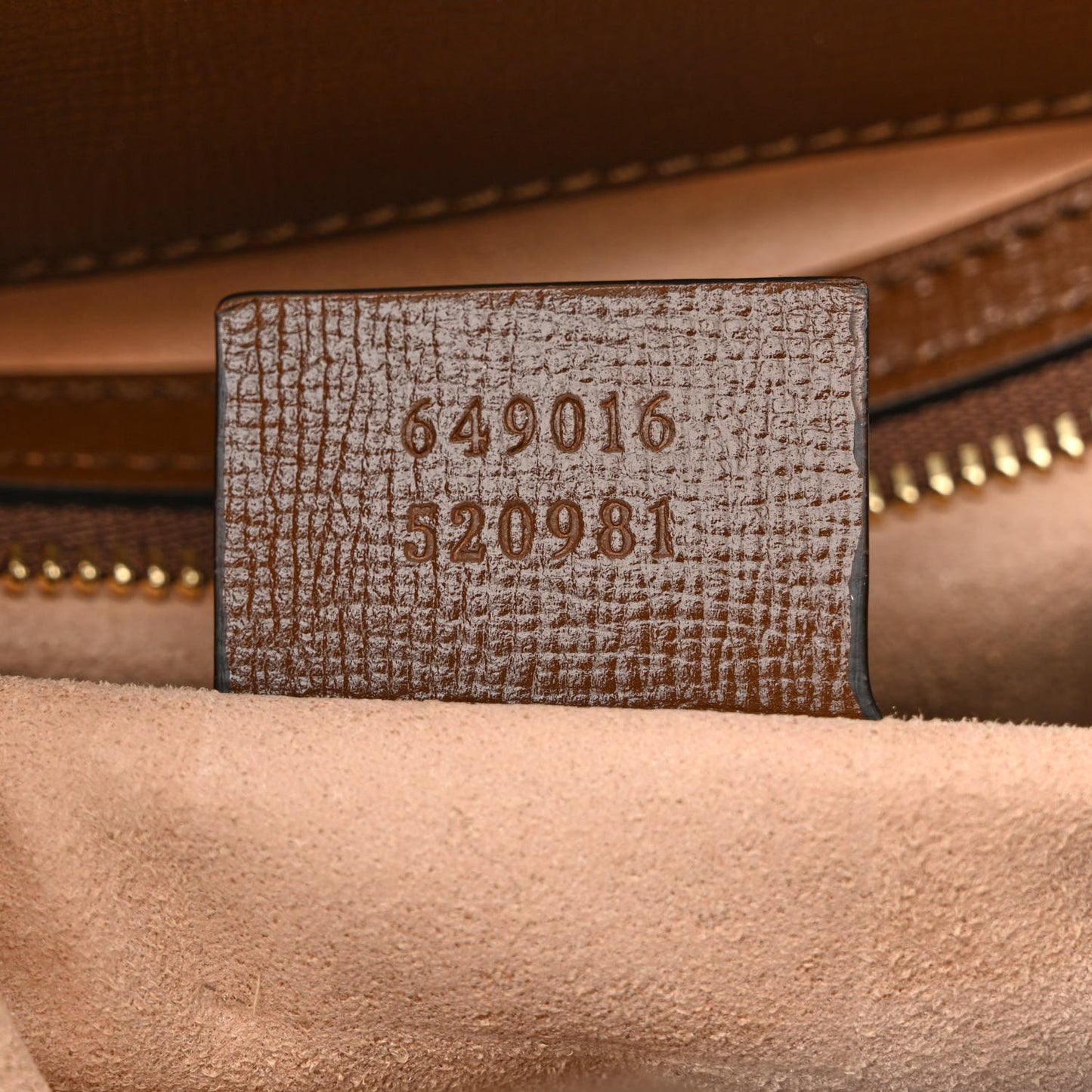 GG Supreme Monogram Azalea Calfskin Web Medium Jackie 1961 Tote Beige Ebony Brown Sugar