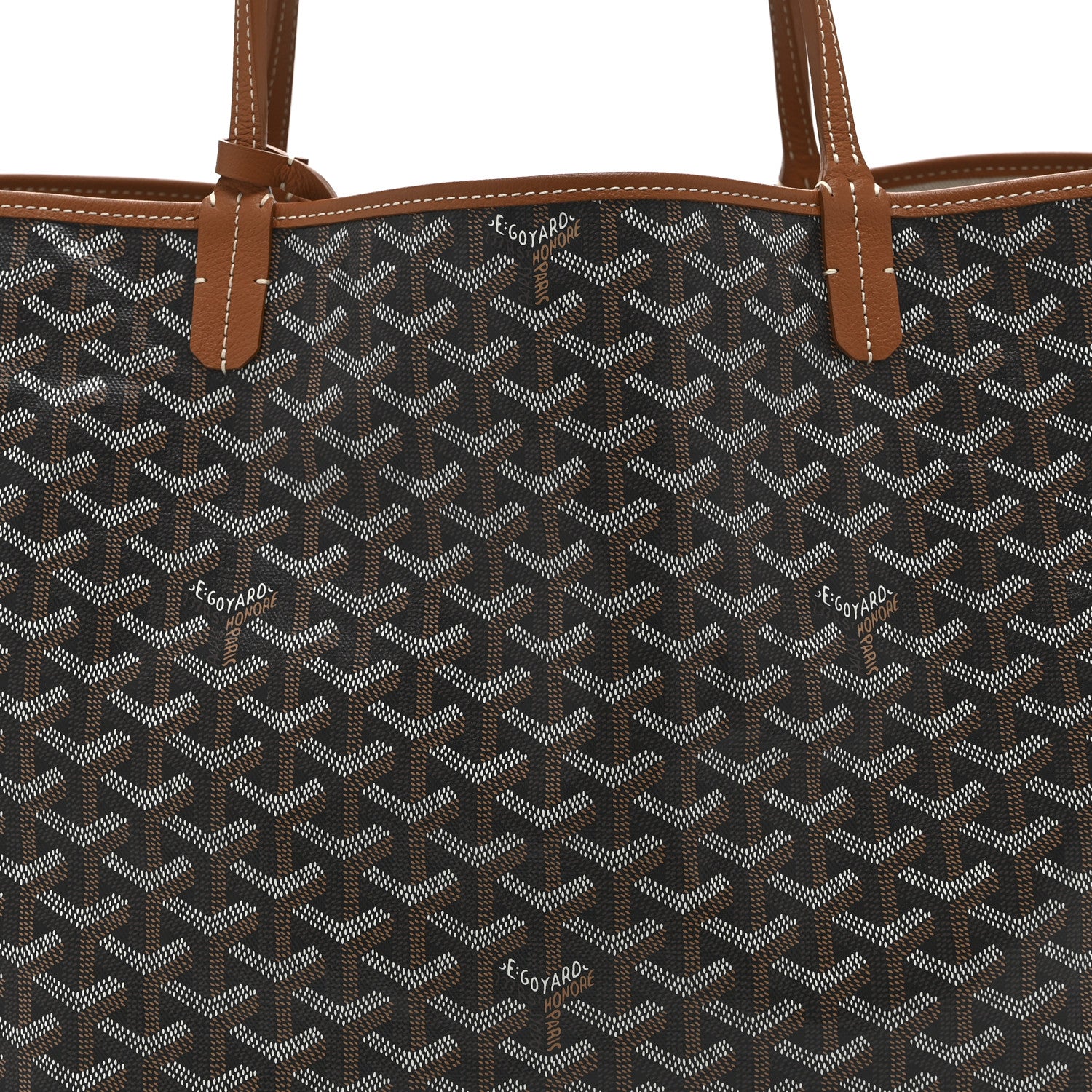 Goyard Goyardine Saint Louis GM Black Gold 9 of 11