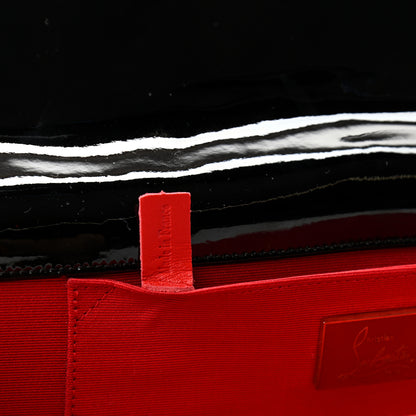 Christian Louboutin Patent Pigalle Clutch Black 7 of 7