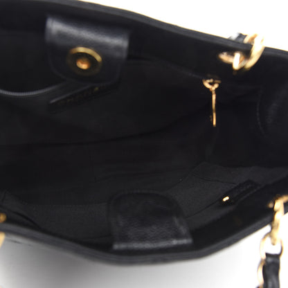 Chanel Caviar Quilted Petit Shopping Tote PST Black 5 of 9