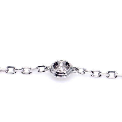 Cartier 18K White Gold Diamond SM D'Amour Bracelet 4 of 7