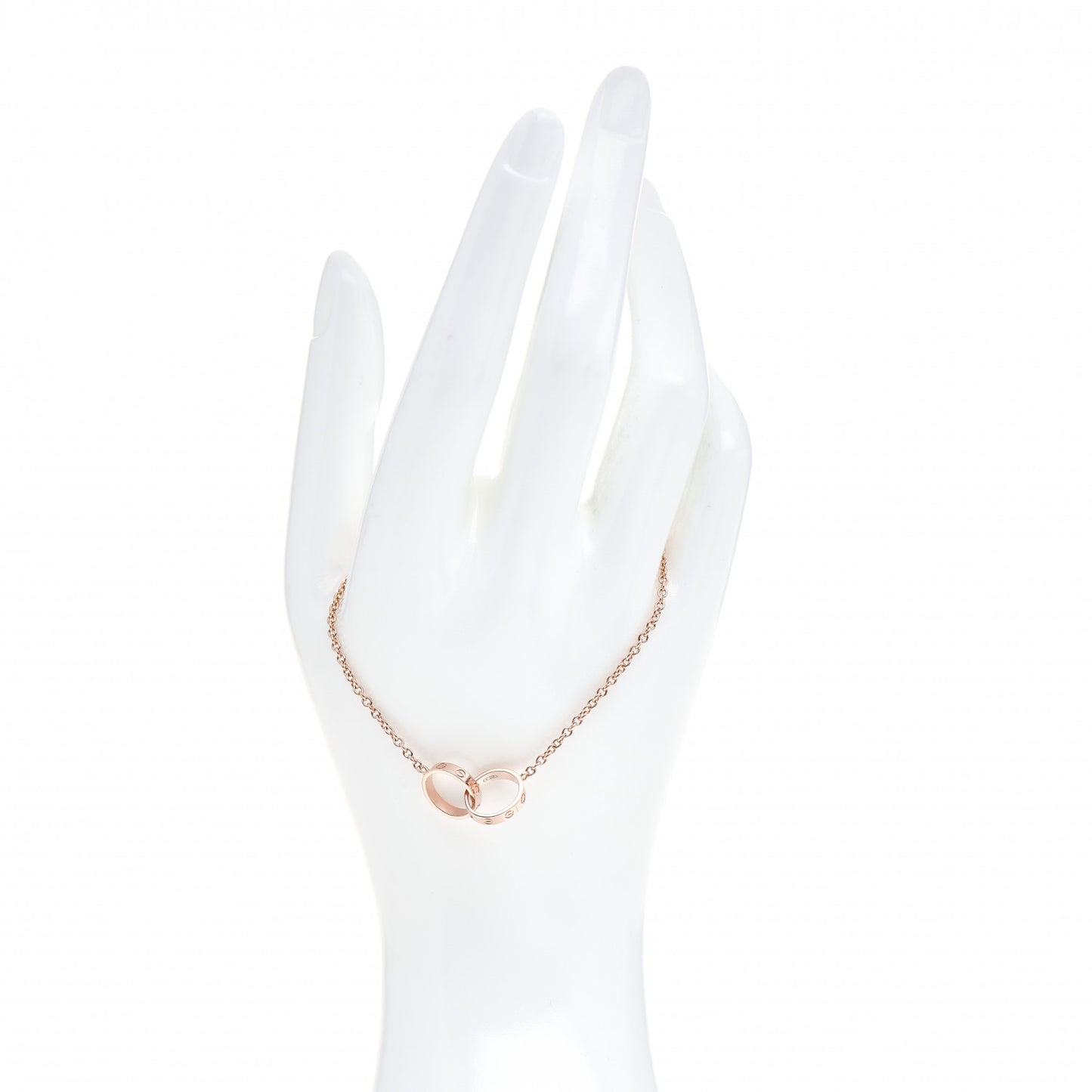 18K Pink Gold Interlocking LOVE Bracelet