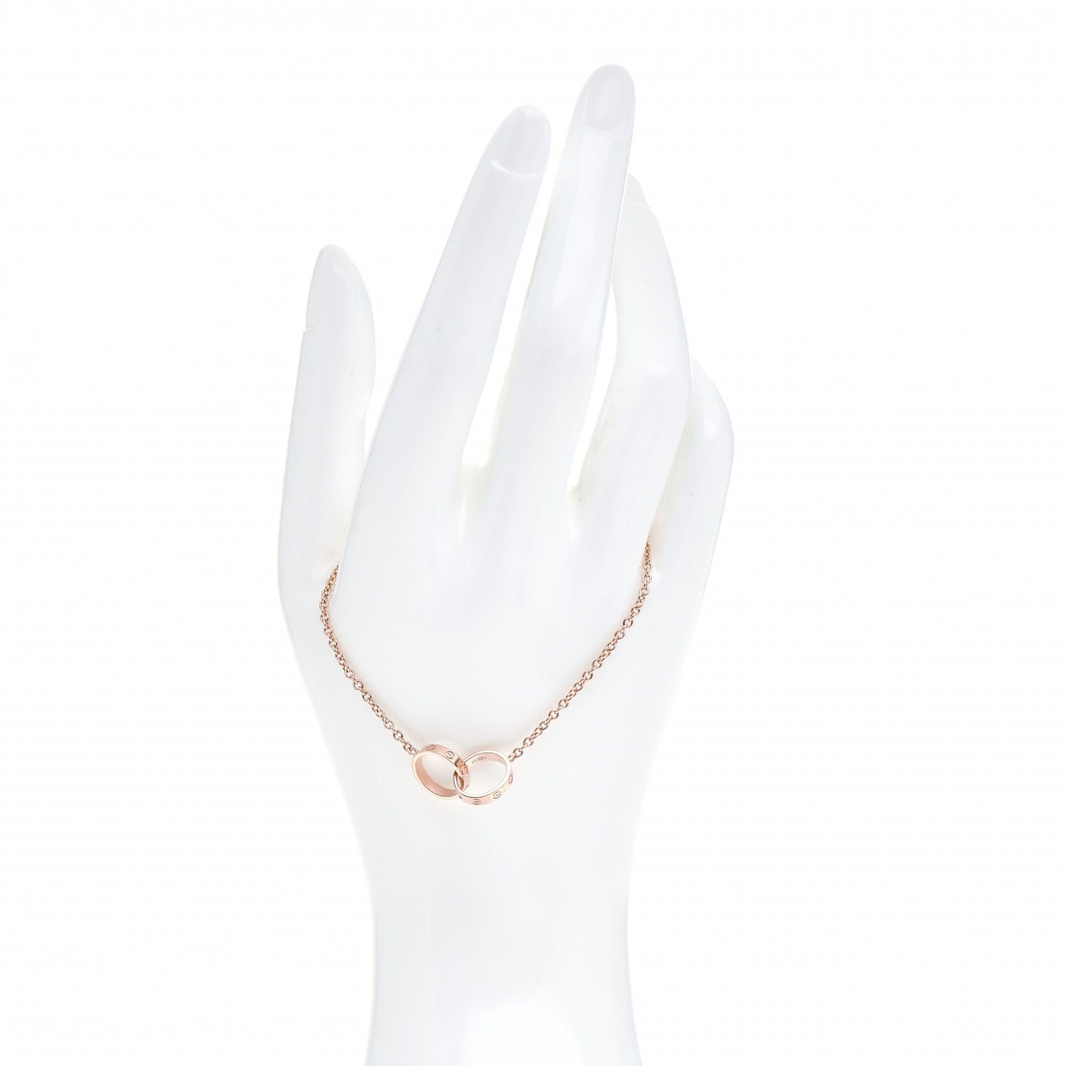 Cartier 18K Pink Gold Interlocking LOVE Bracelet 2 of 5