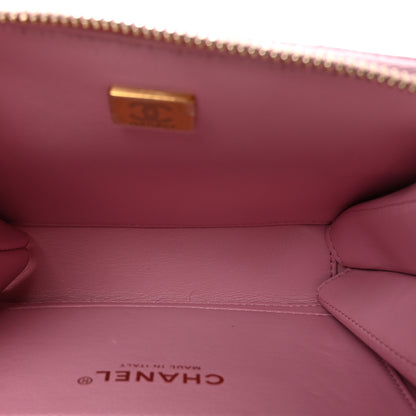 Chanel Caviar Quilted Pick Me Up Mini Vanity Case Pink 5 of 10