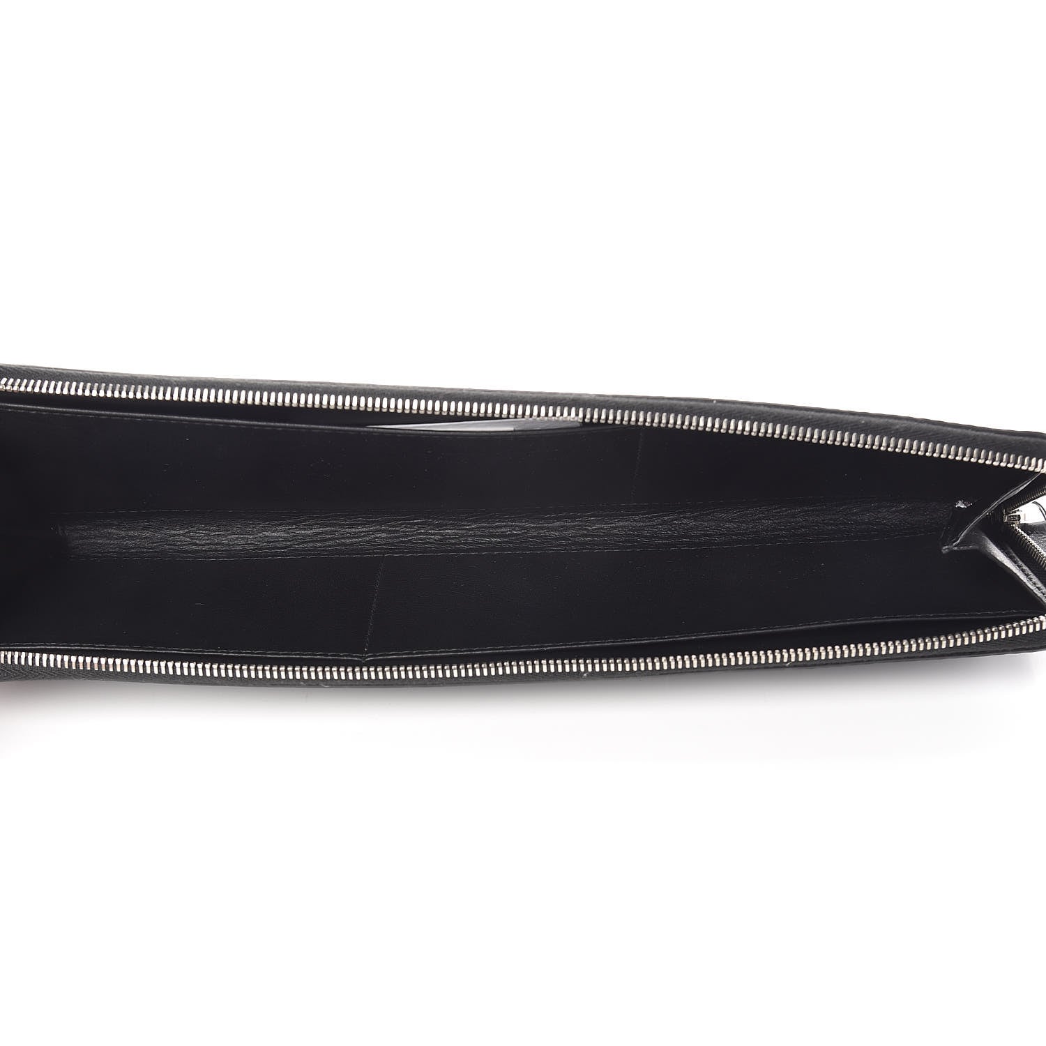 Balenciaga Calfskin Logo Long Clutch Black 5 of 7