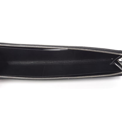 Balenciaga Calfskin Logo Long Clutch Black 5 of 7
