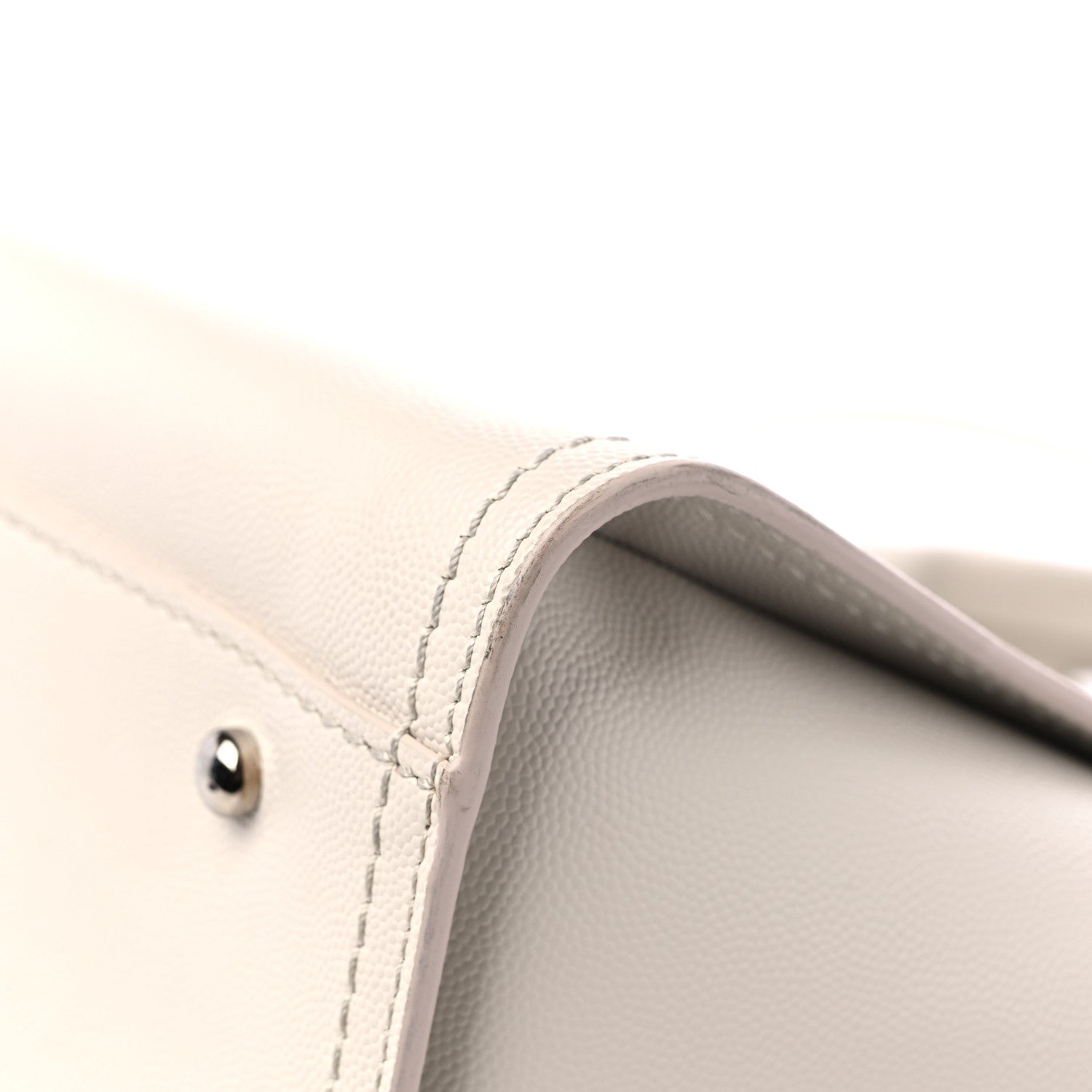 Chanel Caviar Small Studded Deauville Tote Ivory 9 of 16