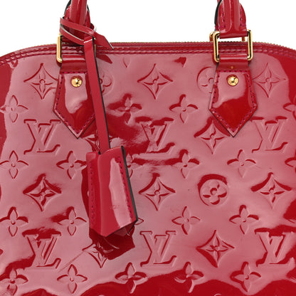 Louis Vuitton Vernis Alma MM Pomme D'Amour 7 of 10