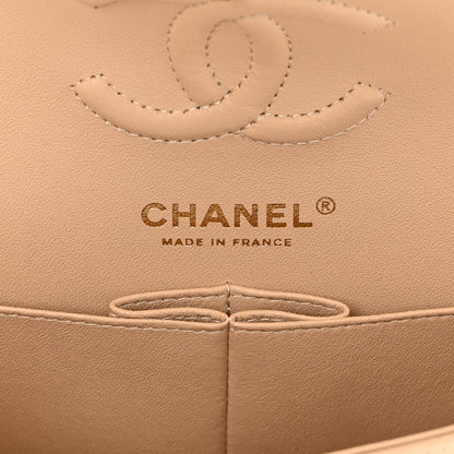 Chanel Lambskin Quilted Small Double Flap Beige 6 of 12