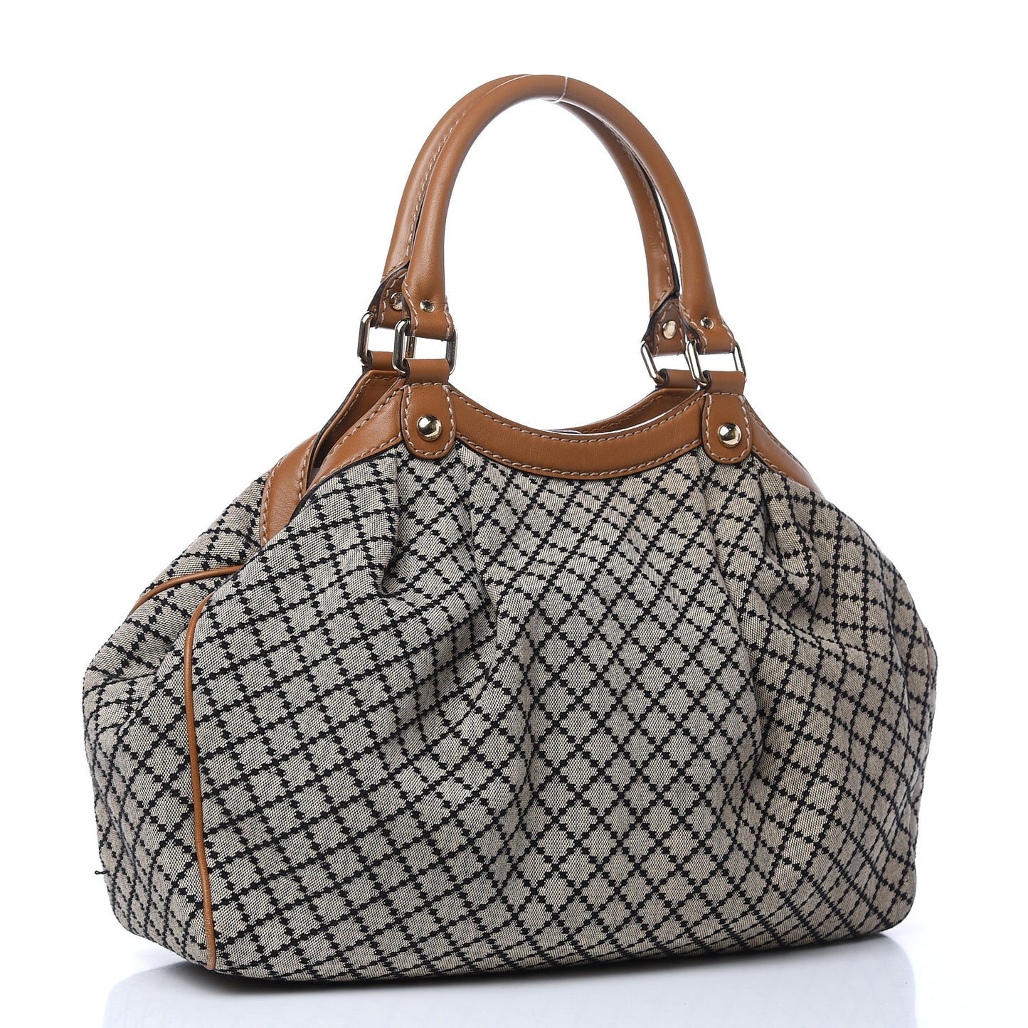Diamante Medium Sukey Tote Brown
