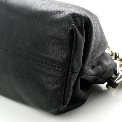 Bottega Veneta Calfskin The Pouch Chain Black 10 of 11