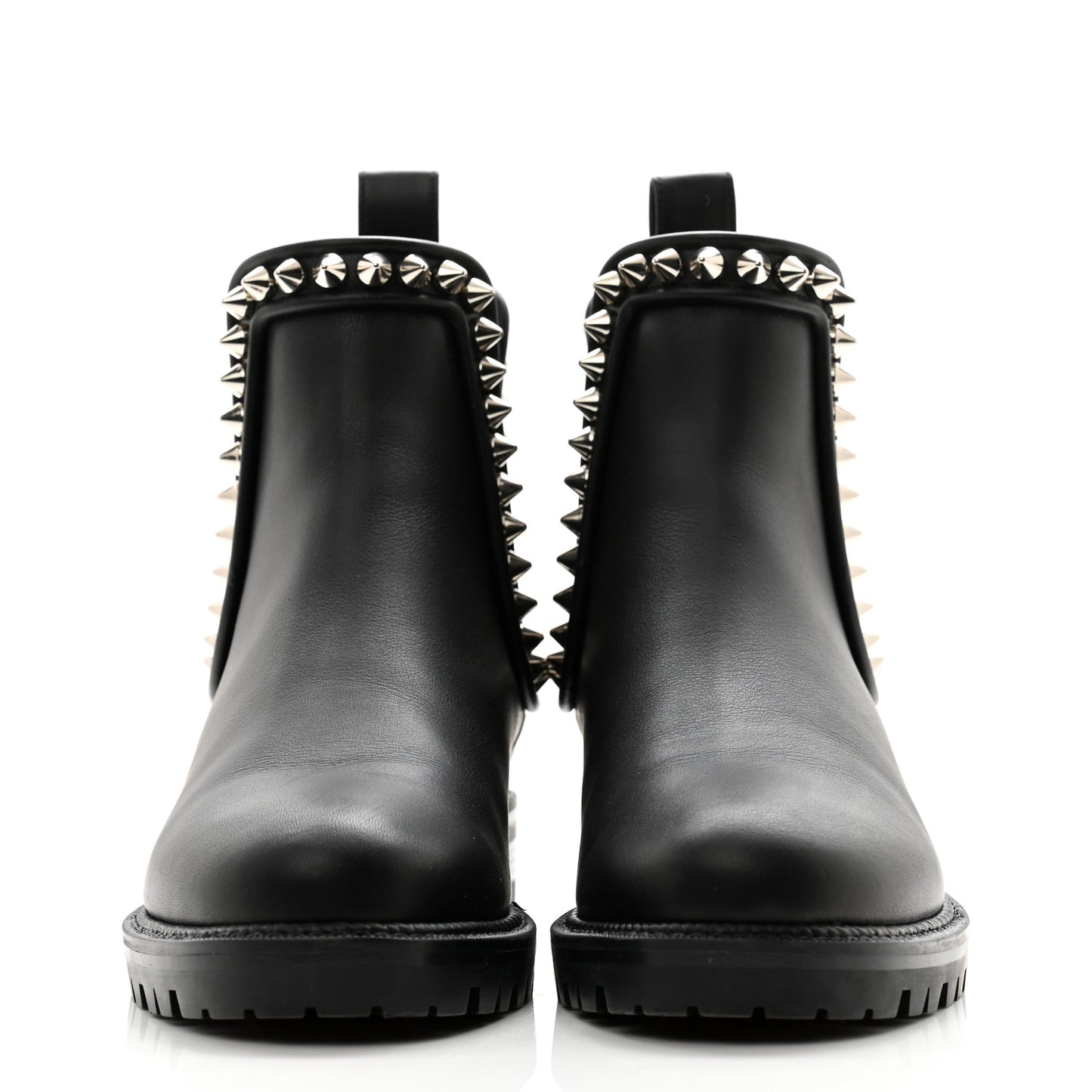 Nappa Spiked Capahutta Flat Chelsea Boots 37.5 Black