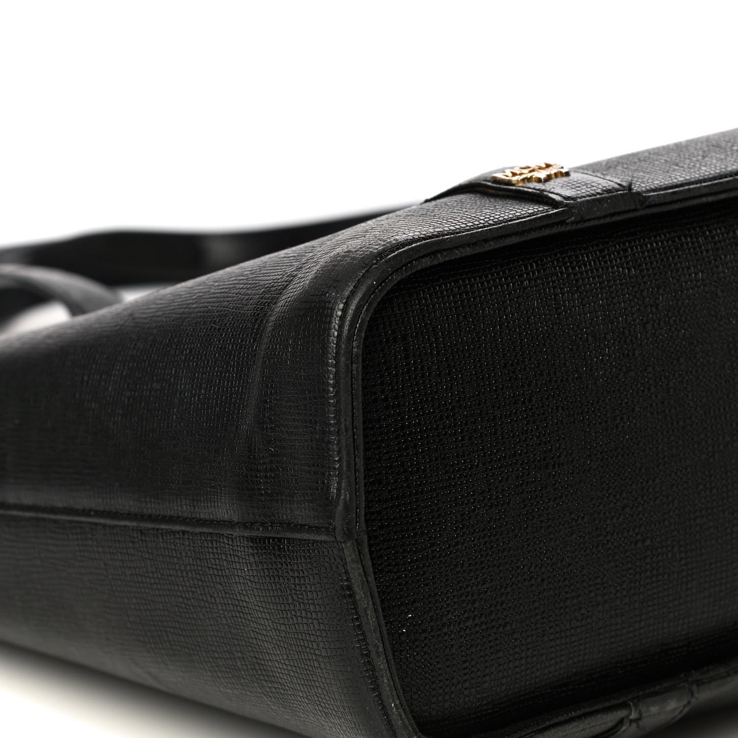 Calfskin Studded Tote Black