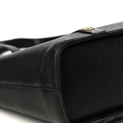MCM Calfskin Studded Tote Black 10 of 14