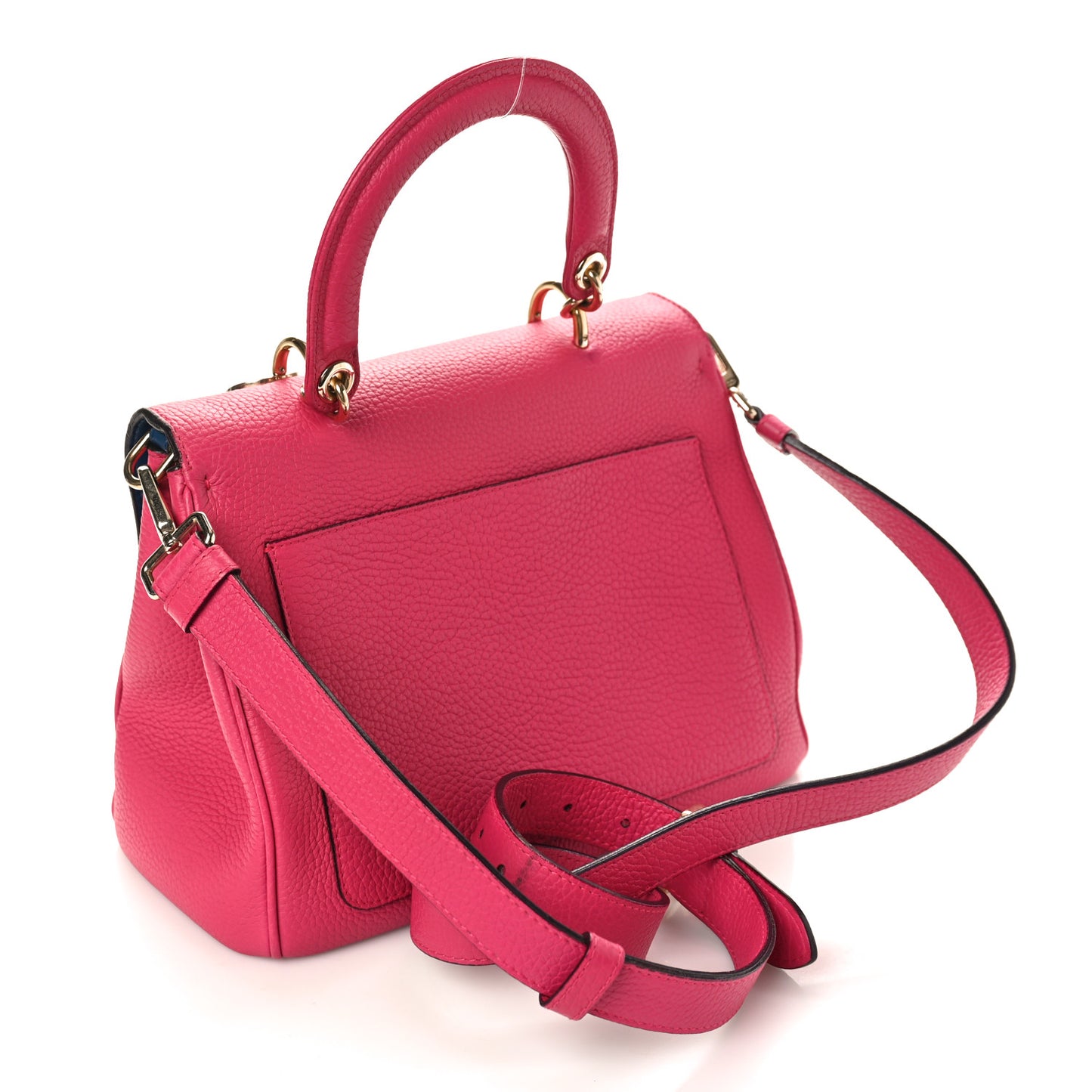 Bullcalf Small Be Dior Flap Pink Blue