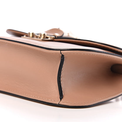 Valentino Garavani Vitello Small Glam Lock Rockstud Flap Soft Noisette 7 of 8