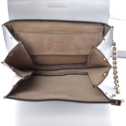Chloe Suede Calfskin Mini Faye Bracelet Bag Light Cloud 5 of 6