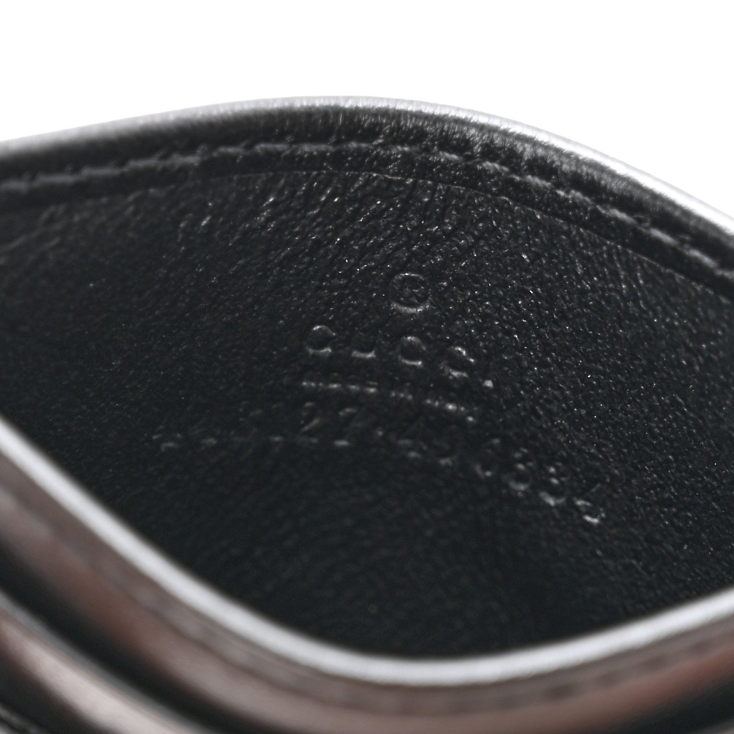 Gucci Calfskin Matelasse GG Marmont Card Holder Black 6 of 8