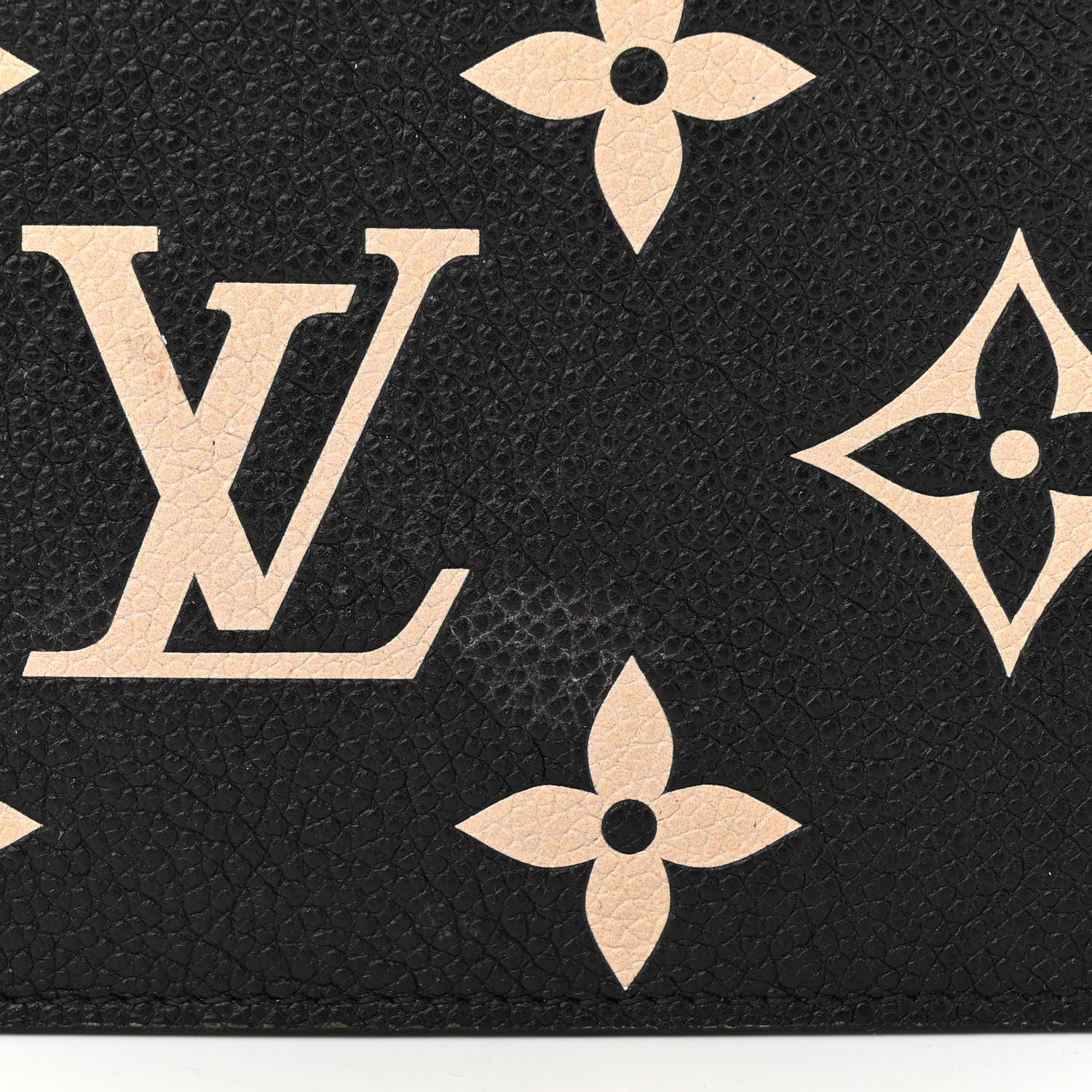 Louis Vuitton Empreinte Monogram Giant Felicie Pochette Black Beige 14 of 15