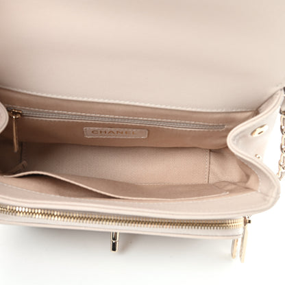 Chanel Caviar Quilted Medium Business Affinity Flap Light Beige 5 of 11