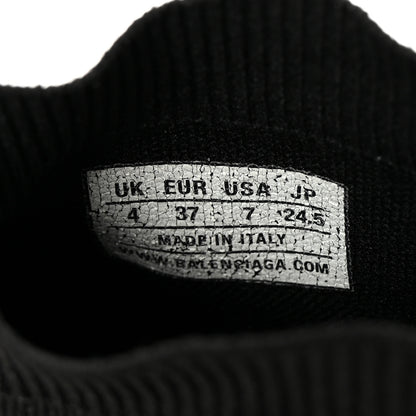 Balenciaga Neoprene Knit Womens Speed Sneakers 37 Black White 9 of 10