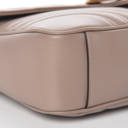 Gucci Calfskin Matelasse Medium GG Marmont Shoulder Bag Porcelain Rose 8 of 9