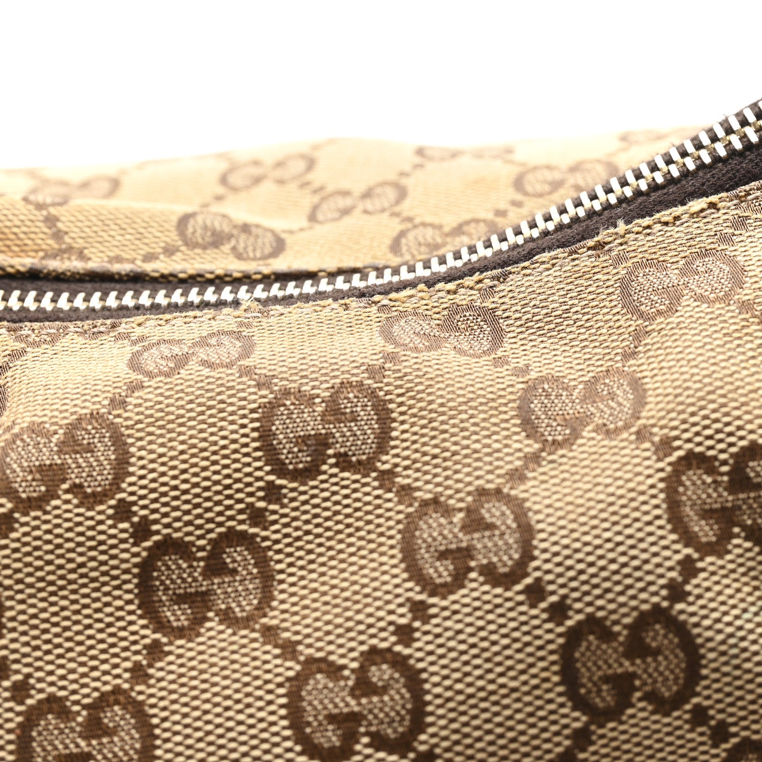 Gucci Monogram Medium Horsebit Chain Hobo Dark Brown 12 of 13